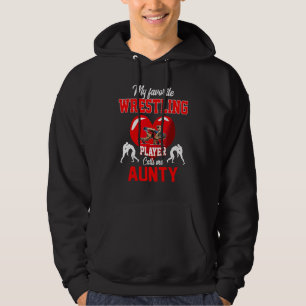 Sudadera Jugador de lucha favorita me llama tía madre de tí