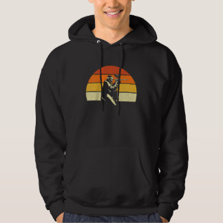 Sudadera Jugador de Paintball Atardecer Retro Táctico de Pa