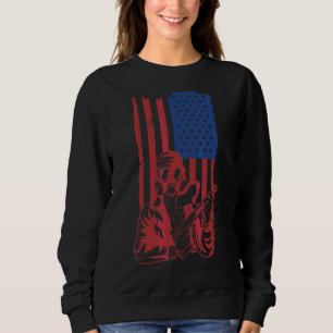 Sudadera Jugador De Paintball Us Flag Paintball Team