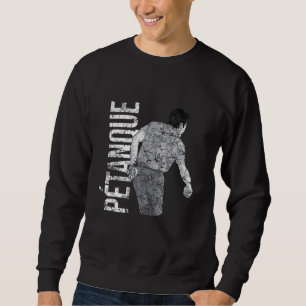 Sudadera jugador de petanca bolas bocce bola deporte francé