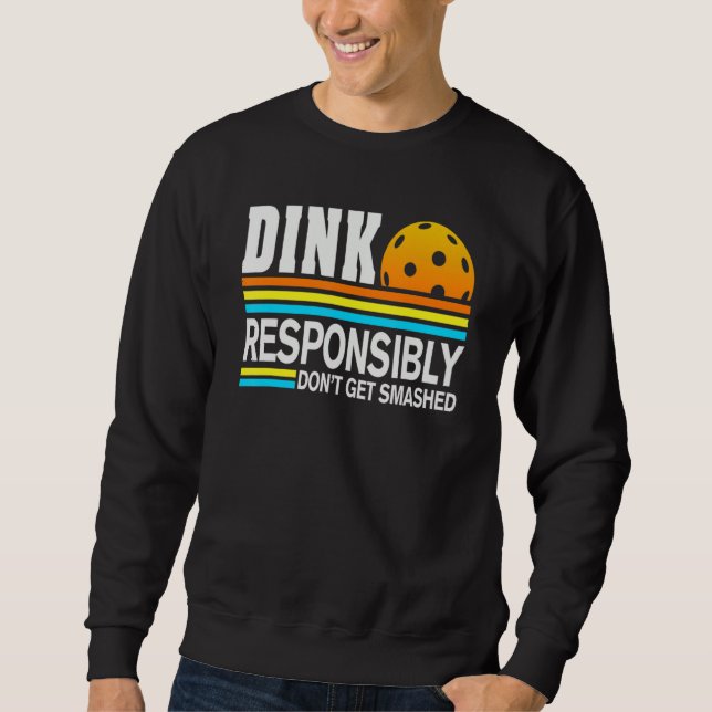 Sudadera Jugador de Pickleball Golpea Responsablemente No T (Anverso)
