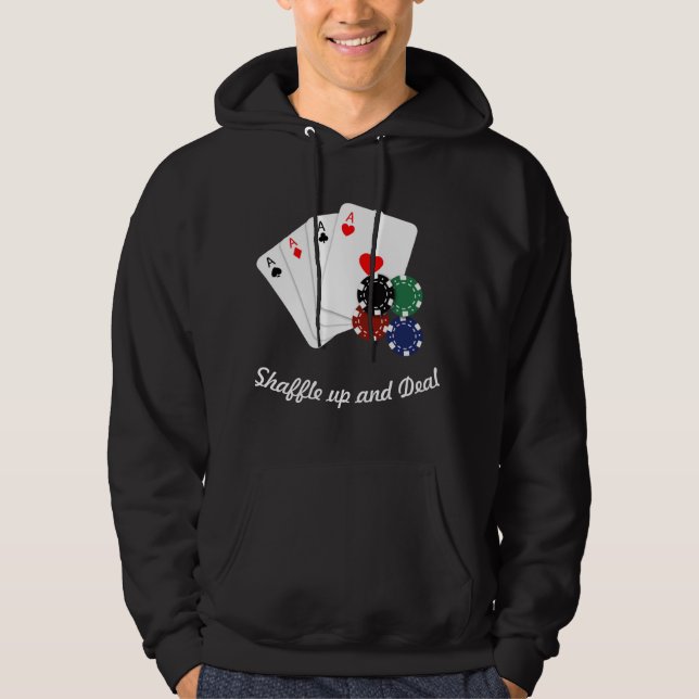 Sudadera Jugador de Poker Profesional Dream Aces Hoodie (Anverso)