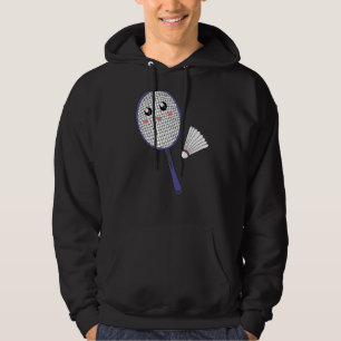 Sudadera Jugador de raqueta de Badminton Cute