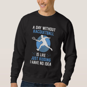 Sudadera Jugador de Raquetbol   Paddle de Raquetbol Amateur