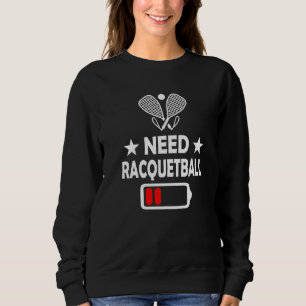 Sudadera Jugador de Raquetbol  Tripulación de Raquetbol Pel