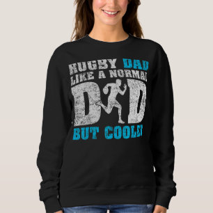 Sudadera Jugador de Rugby Mens Dad Estilo Retro Rugby Norma