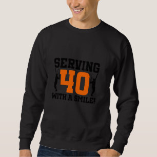 Sudadera Jugador de tenis de 40 años de edad Bi