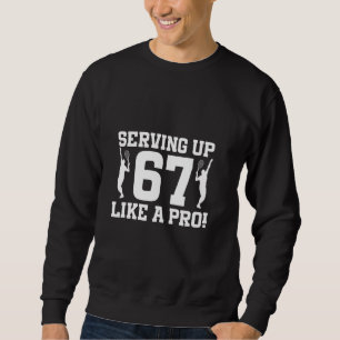 Sudadera Jugador de tenis de 67 años de edad Bi