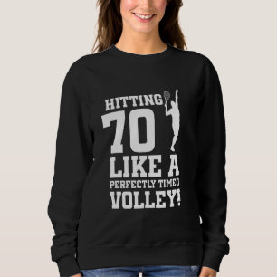 Sudadera Jugador de tenis de 70 años Bi