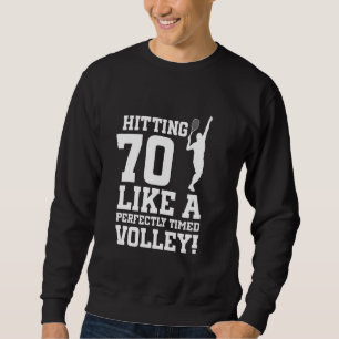 Sudadera Jugador de tenis de 70 años Bi