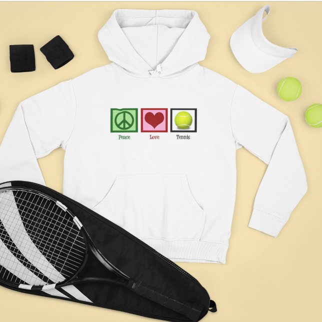 Sudadera Jugador de tenis de Peace Love (Subido por el creador)