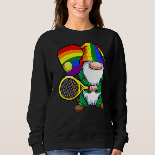 Sudadera Jugador De Tenis Gay Lgbt Q Cuse Gnome Bandera Arc