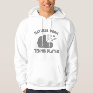 Sudadera Jugador de Tenis Nacido por Naturaleza Natural