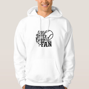Sudadera Jugador de tenis Pequeña hermana mayor fanática