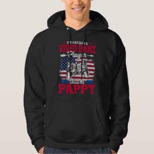 Sudadera Jugador De Videojuego De Bandera Retro Usa Me Llam