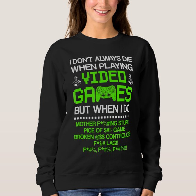 Sudadera Jugador de videojuegos Jinetes hombres adolescente (Anverso)