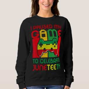 Sudadera Jugador De Videojuegos Puse En Pausa Mi Juego Para