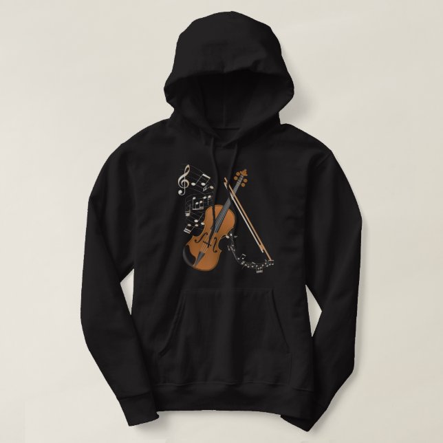 Sudadera Jugador de violín de la orquesta regalo Instrument (Diseño del anverso)
