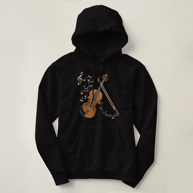 Sudadera Jugador de violín de la orquesta regalo Instrument (Diseño del anverso)