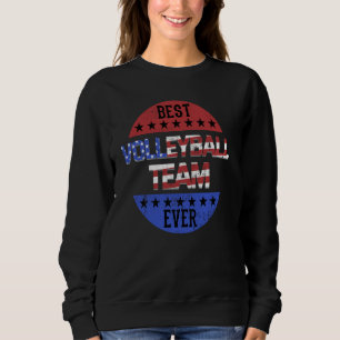 Sudadera Jugador de voleibol Día de la Independencia Patrió