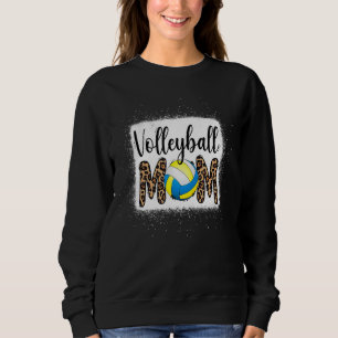 Sudadera Jugador de voleibol MomVolleyball Fans Leopard For