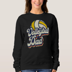Sudadera Jugador de voleibol papá padre Retro Vintage Vo