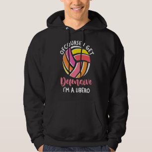 Sudadera Jugador de voleibol, por supuesto que me siento de