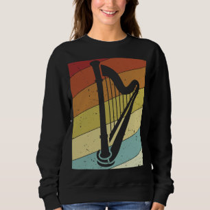 Sudadera Jugador del Arpa de Pedal Retro