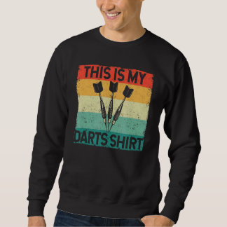 Sudadera Jugador Deportivo Dart Darter Este Es Mi Dardo