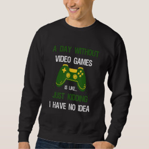 Sudadera jugador diario sin videojuegos 23