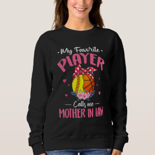 Sudadera Jugador Favorito Me Llamó Madre En Derecho Softbal