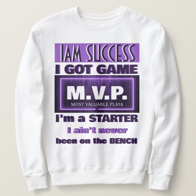 Sudadera Jugador Más Valioso (Anverso del diseño)