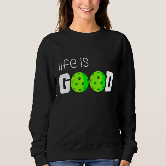 Sudadera Jugador Pickleball Dink Pickle Paddle Court (Anverso)