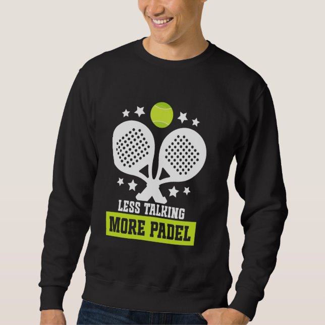 Sudadera Jugador Raquet Ball Racket Menos Talking Game Fan  (Anverso)