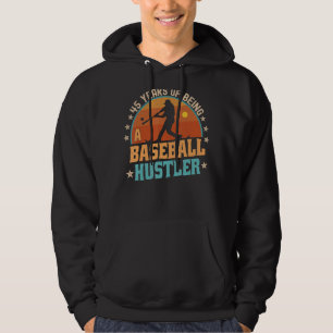 Sudadera Jugador Rookie de Béisbol de 45 años 45º cumpleaño