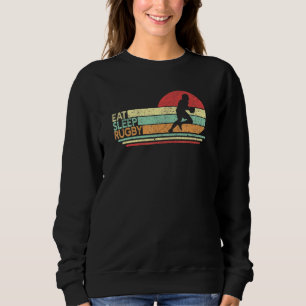 Sudadera Jugador Ruby De Estilo Vintage De Rugby De Sueño C