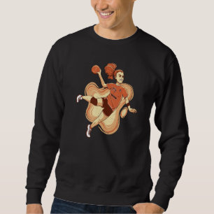 Sudadera Jugadora Balonmano Traje Balón Balonmano Chica
