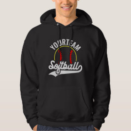 Sudadera Jugadora de Equipo de Sóftbol AGREGAR NOMBRE Liga 