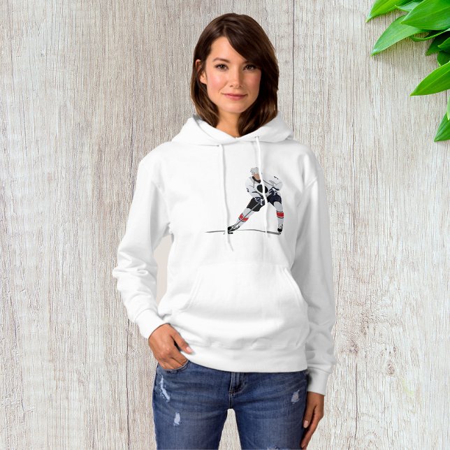 Sudadera Jugadora De Hockey Sobre Hielo Hoodie (Subido por el creador)