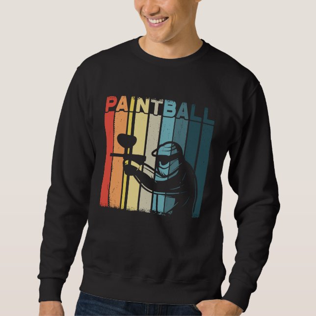 Sudadera Jugadora de paintball Jugadores de paintball Juego (Anverso)