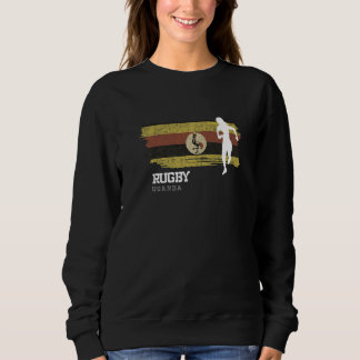 Sudadera Jugadora de Rugby Femenino Bandera de Uganda Depor