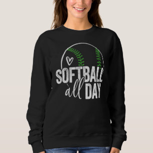 Sudadera Jugadora de Softball Chicas Adolescentes Hombres S