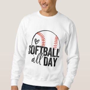 Sudadera Jugadora de Softball Chicas Adolescentes Mujeres H
