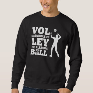 Sudadera Jugadoras de voleibol Equipo de voleibol Gráfico D
