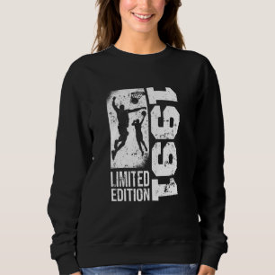 Sudadera Jugadores de baloncesto Vintage nacido en 1991 Bir