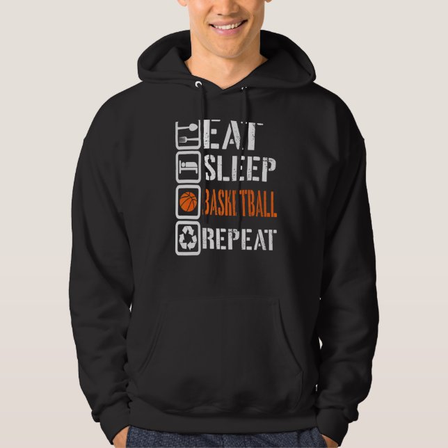 Sudadera Jugadores de Básquetbol de repetición de Básquetbo (Anverso)