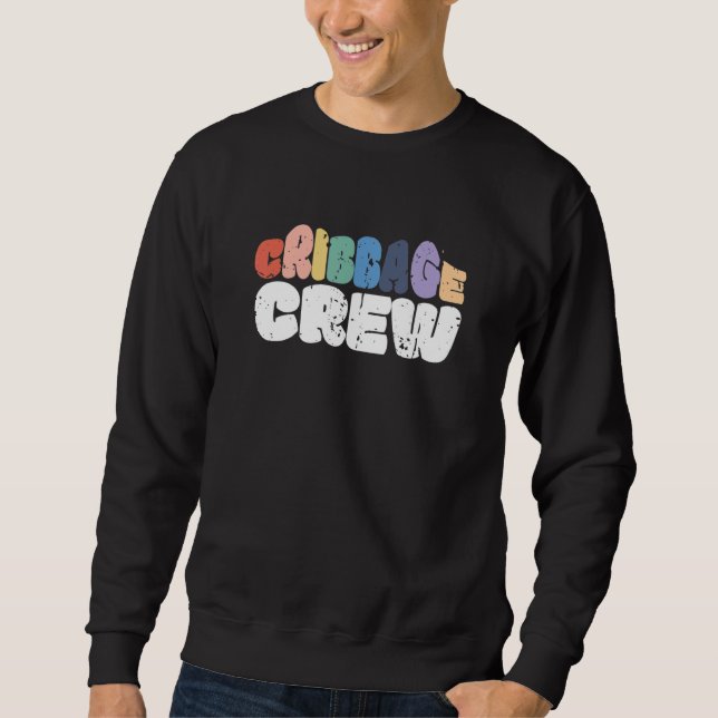 Sudadera Jugadores de juego de cartas Cribbage Crew 2 (Anverso)