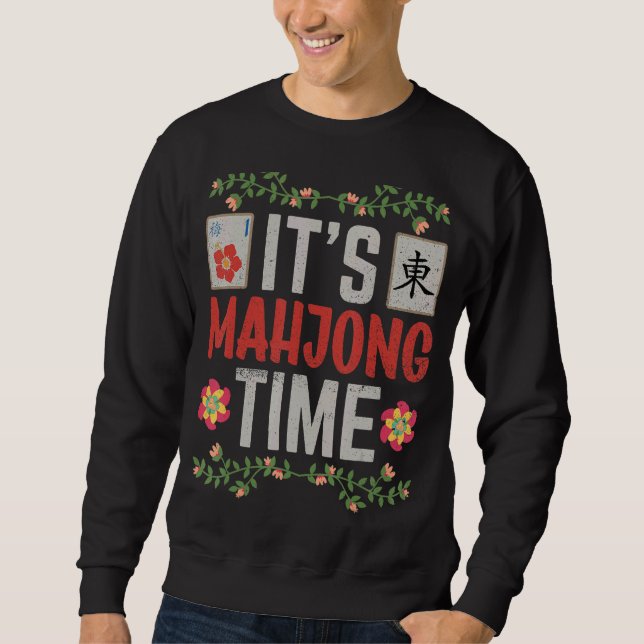 Sudadera Jugadores de Mahjong Mahjong (Anverso)
