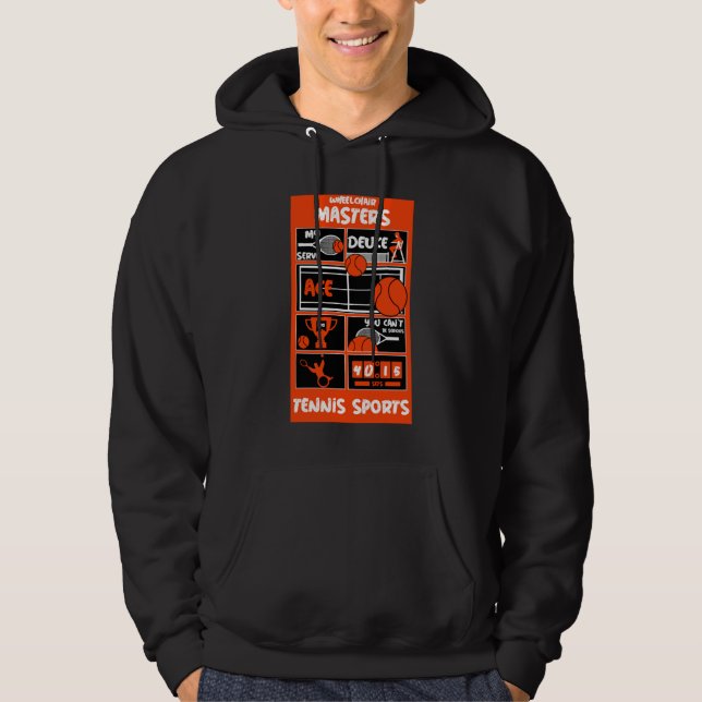 Sudadera Jugadores de tenis en silla de ruedas (Anverso)