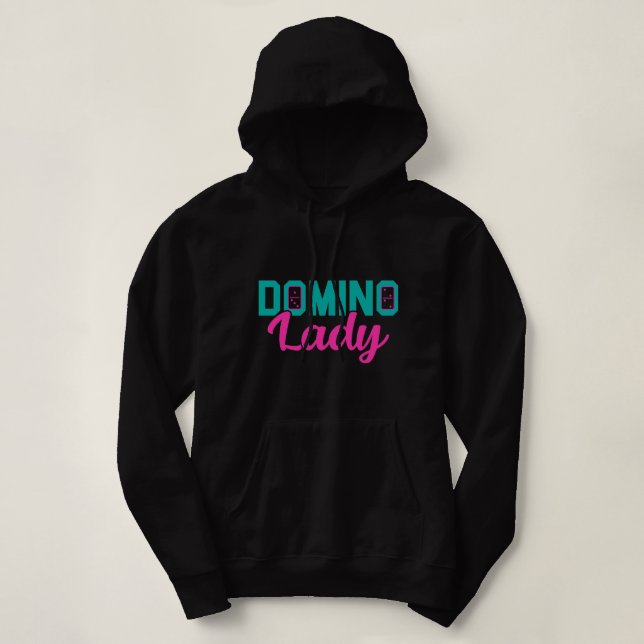 Sudadera Jugadores del Master Game de Domino Lady Dominoes (Diseño del anverso)